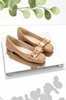 Bambi Camel  Kadın Loafer Ayakkabi K01641121409