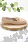 Bambi Nude  Kadın Loafer Ayakkabi K01641165409