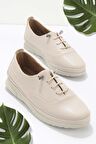 Bambi Bej  Kadın Casual Ayakkabi K01763201809