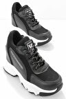 Bambi Siyah File  Kadın Sneaker K01932600122