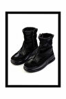 Siyah Paraşüt  Kadın Bot & Bootie K02212042667