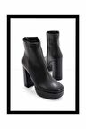 Siyah  Kadın Bot & Bootie K02527301609