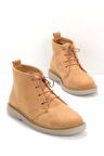 Bambi Camel Süet  Kadın Bot & Bootie K02666300902