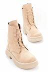 Bambi Vizon Süet  Kadın Bot & Bootie K02824201402