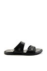 Siyah Leather Kadın Terlik K04073102003