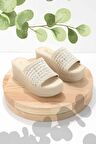 Bej Örgü  Kadın Terlik K04566771116
