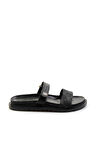 Siyah Leather Kadın Terlik K04666014003