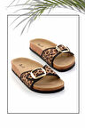Leopar Kumaş  Kadın Terlik K04819200004