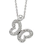 18 Ayar Altın Pırlanta Kelebek Kolye K48554-2