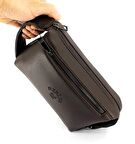 Erkek Kahverengi Kozmetik, Kişisel Bakim Seyahat  El Ve Tıraş Çantasi