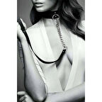 MARSİLYAN- Deri ve Zincir Detaylı Tasma - APFT282