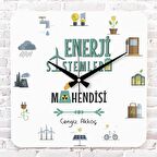 Enerji Sistemleri Mühendisine Hediye Ahşap Saat 33cm KA01-1016