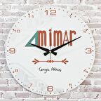 Mimara Hediye Ahşap Saat 33cm  KA02-1232