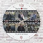 Sevgililer Günü Hediyesi Ahşap Saat 33cm  KA02-1302