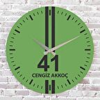 Yeşil & Siyah Kocaelililere Hediye Saat 33cm  KA02-1591