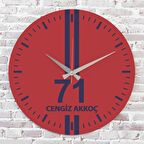 Kırmızı & Mavi Kırıkkalelilere Hediye Saat 33cm  KA02-1622