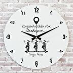 Karadenizliye Hediye Dardayum Tasarımlı Saat 33cm  KA02-1662