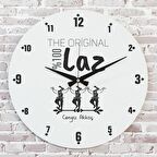 Karadenizliye Hediye The Original Laz Tasarımlı Saat 33cm  KA02-1670