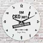 Karadenizliye Hediye Yedunuz Beni Tasarımlı Saat 33cm  KA02-1673