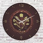 Kişiye Özel Çini Desenli Hediye Saat 33cm  KA02-1681