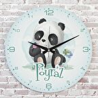 Kişiye Özel Çocuk Odası Hediyesi Ahşap Saat 33cm  KA02-1882