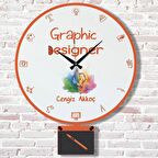 Grafikere Hediye Sallanan Sarkaçlı Saat KA07-1152