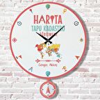 Harita Tapu Kadastro Hediye Sallanan Sarkaçlı Saat KA07-1160