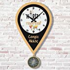 Harita Teknikerine Hediye Sallanan Sarkaçlı Saat KA07-1162