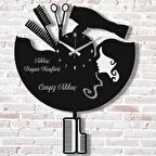 Kadın Kuaförüne Hediye Sallanan Sarkaçlı Saat KA07-1203