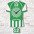 Kişiye Özel Bingöllülere Hediye Sallanan Sarı & Siyah Sarkaçlı Saat KA07-1336