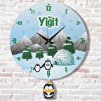 Kişiye Özel Çocuk Odası Hediye Sallanan Sarkaçlı Saat KA07-1427