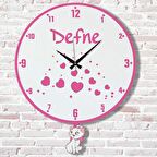 Kişiye Özel Çocuk Odası Hediye Sallanan Sarkaçlı Saat KA07-1428