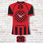 Kişiye Özel Eskişehirlilere Hediye Sallanan Sarı & Siyah Sarkaçlı Saat KA07-1466