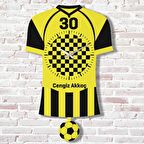 Kişiye Özel Hakkarililere Hediye Sallanan Sarı & Siyah Sarkaçlı Saat KA07-1488