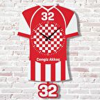 Kişiye Özel Ispartalılara Hediye Sallanan Sarı & Siyah Sarkaçlı Saat KA07-1504