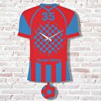 Kişiye Özel İzmirlilere Hediye Sallanan Sarı & Siyah Sarkaçlı Saat KA07-1511