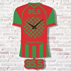 Kişiye Özel İzmirlilere Hediye Sallanan Sarı & Siyah Sarkaçlı Saat KA07-1518