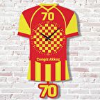 Kişiye Özel Karamanlılara Hediye Sallanan Sarı & Siyah Sarkaçlı Saat KA07-1528