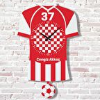 Kişiye Özel Kastamonululara Hediye Sallanan Sarı & Siyah Sarkaçlı Saat KA07-1531