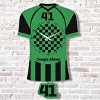 Kişiye Özel Kocaelililere Hediye Sallanan Sarı & Siyah Sarkaçlı Saat KA07-1550