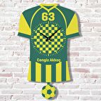 Kişiye Özel Şanlıurfalılara Hediye Sallanan Sarı & Siyah Sarkaçlı Saat KA07-1634