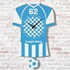 Kişiye Özel Tuncelilere Hediye Sallanan Sarı & Siyah Sarkaçlı Saat KA07-1647