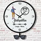 Kişiye Özel Yılın Yakışıklısına Hediye Sallanan Sarkaçlı Saat KA07-1672