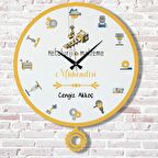 Metalurji ve Malzeme Mühendisine Hediye Sallanan Sarkaçlı Saat KA07-1713