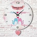 Sevgililer Günü Hediyesi Sallanan Sarkaçlı Saat KA07-1790