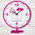 Sevgililer Günü Hediyesi Sallanan Sarkaçlı Saat KA07-1796