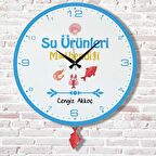 Su Ürünleri Mühendisine Hediye Sallanan Sarkaçlı Saat KA07-1826