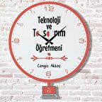 Teknoloji & Tasarım Öğretmenine Hediye Sallanan Sarkaçlı Saat KA07-1831