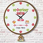 Veteriner Hekime Hediye Sallanan Sarkaçlı Saat KA07-1846
