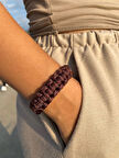 PARACORD BİLEKLİK KAHVERENGİ KOBRA MODELİ
